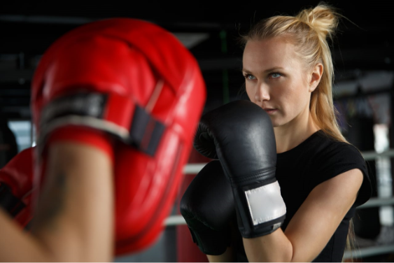 Boxercise class